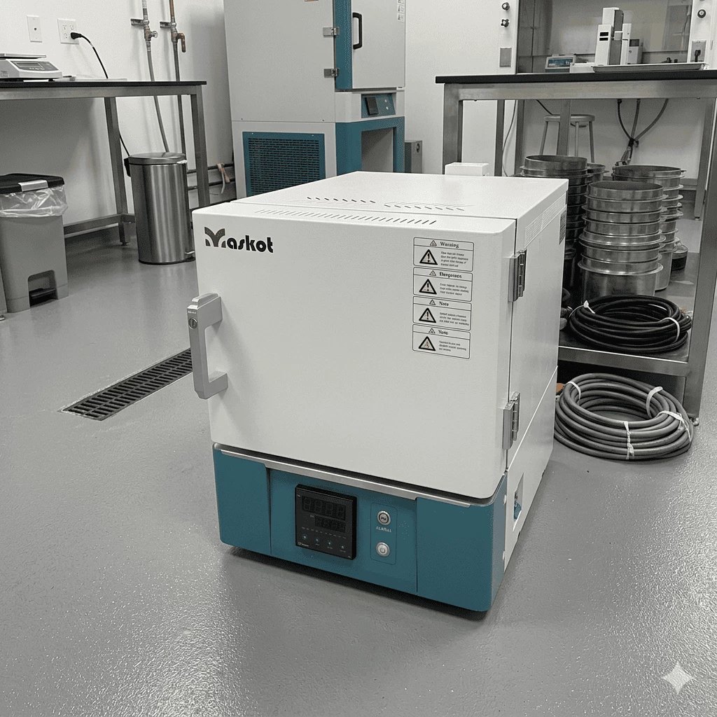 Maskot Ceramic Muffle Furnace Suhu Tinggi Presisi untuk Lab